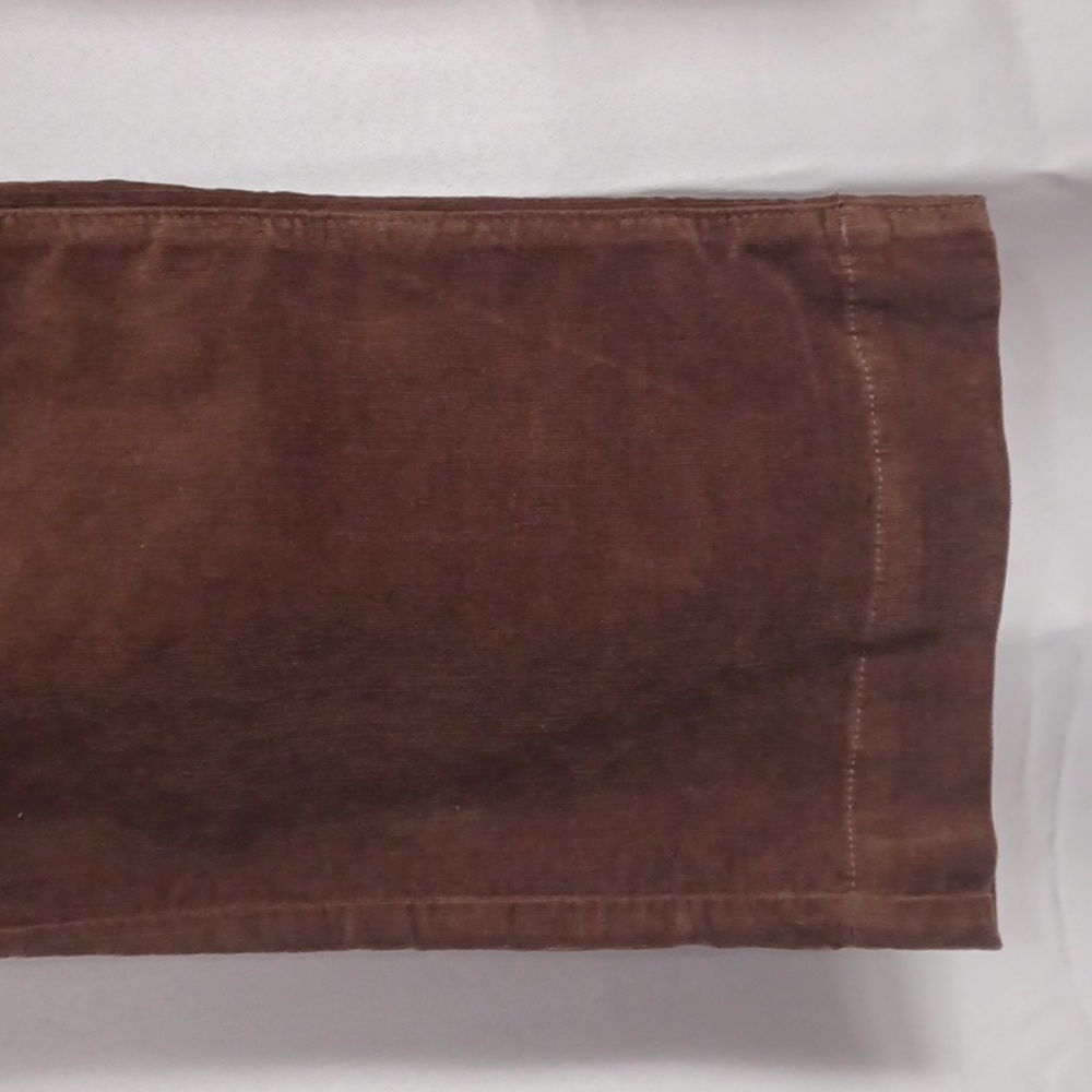 Flamingals Brown Corduroy High Rise Straight/Wide Leg Pants Made For Curves New - Picture 9 of 15